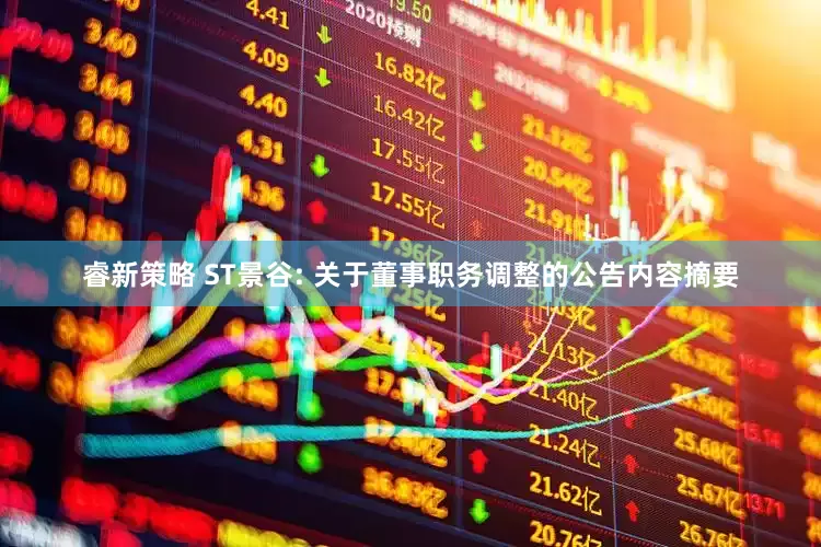 睿新策略 ST景谷: 关于董事职务调整的公告内容摘要